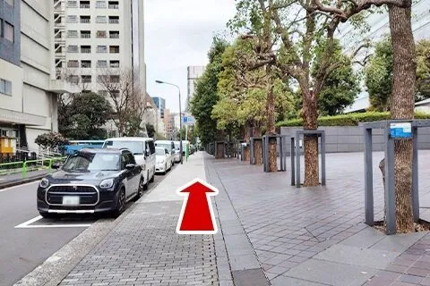 都営三田線 三田駅からの道案内2