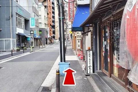 都営三田線 三田駅からの道案内4