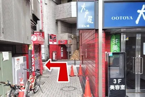 JR田町駅からの道案内4