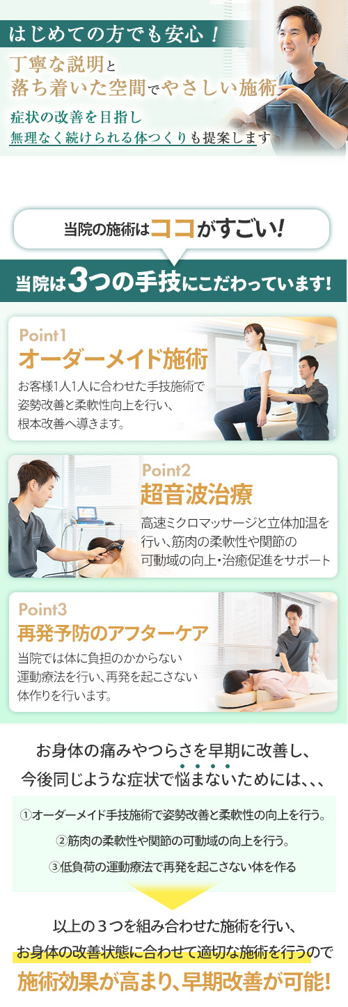 施術の特徴　SP
