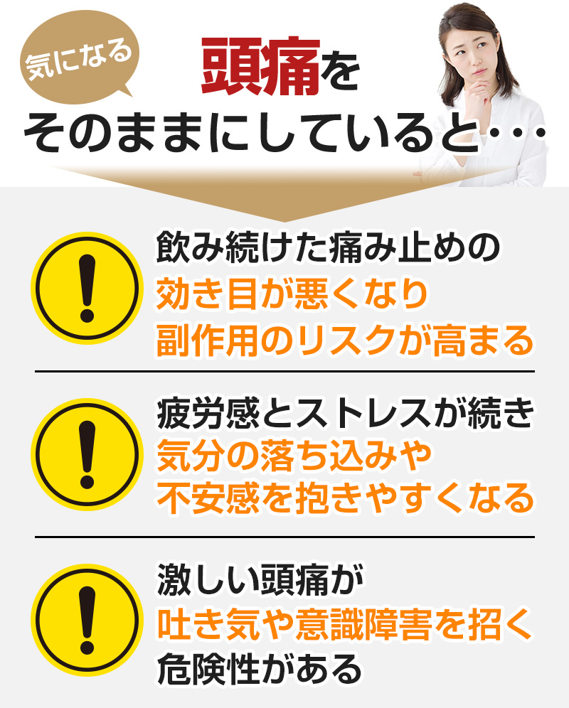 頭痛そのままに